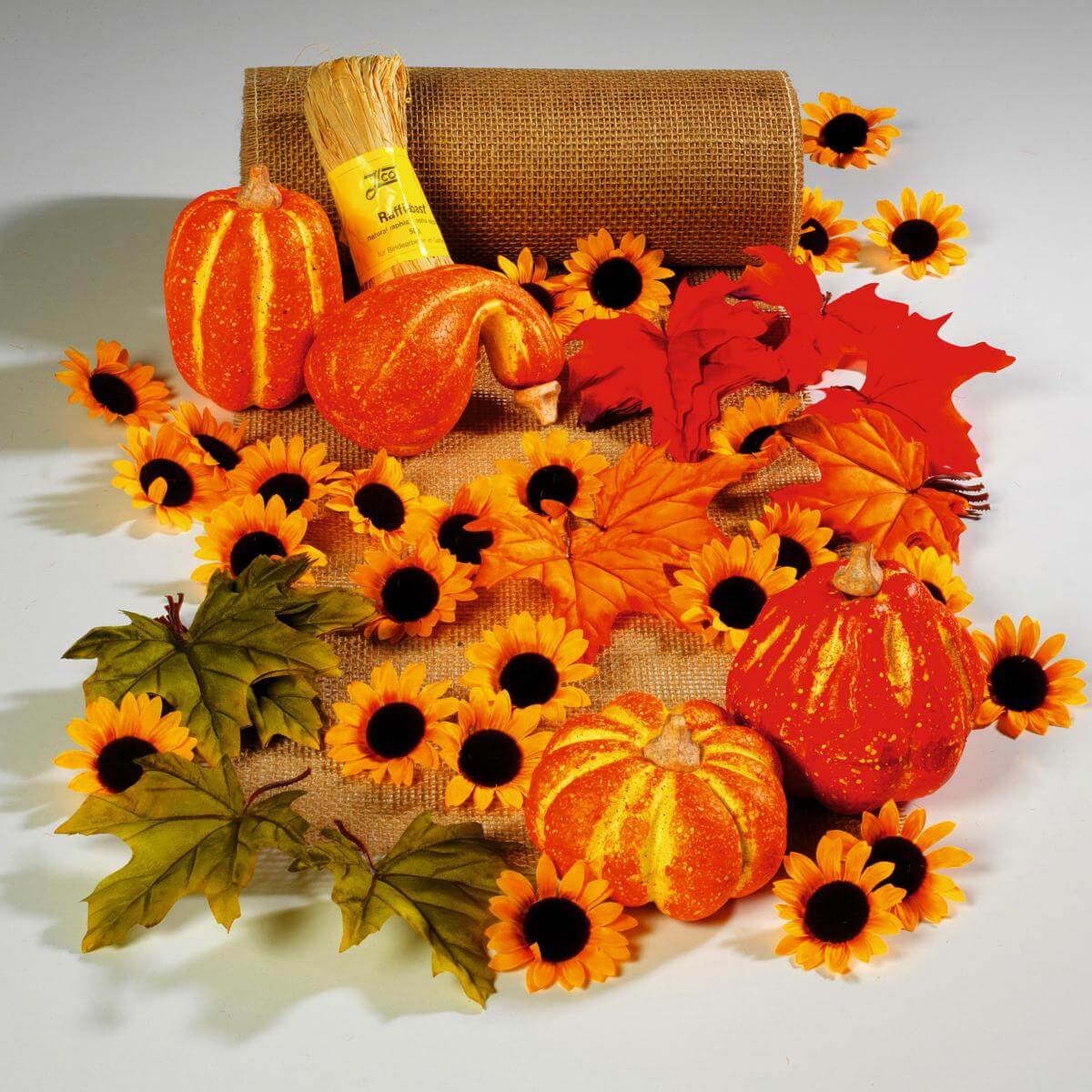 Decoración flores girasoles, paquete de 24 piezas - 7