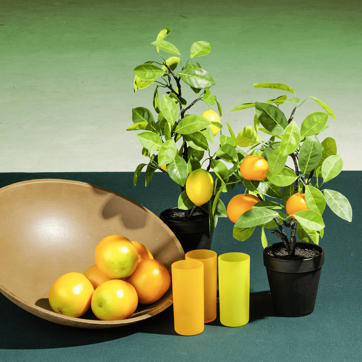 Orange food replica 9 cm, 3 pcs - 5