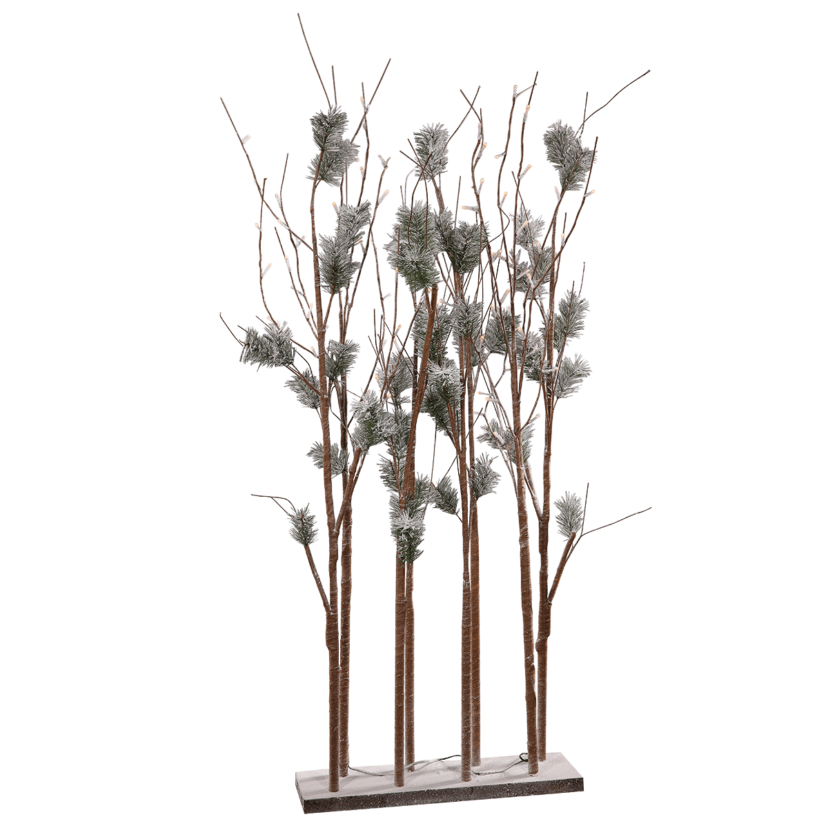 Pino con ramas de luz LED, LED cálido, 130 cm - 1 Pino con ramas de luz LED, LED cálido, 130 cm - 1