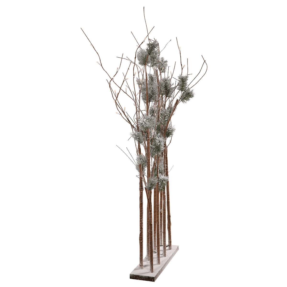 Pino con ramas de luz LED, LED cálido, 130 cm - 2 Pino con ramas de luz LED, LED cálido, 130 cm - 2