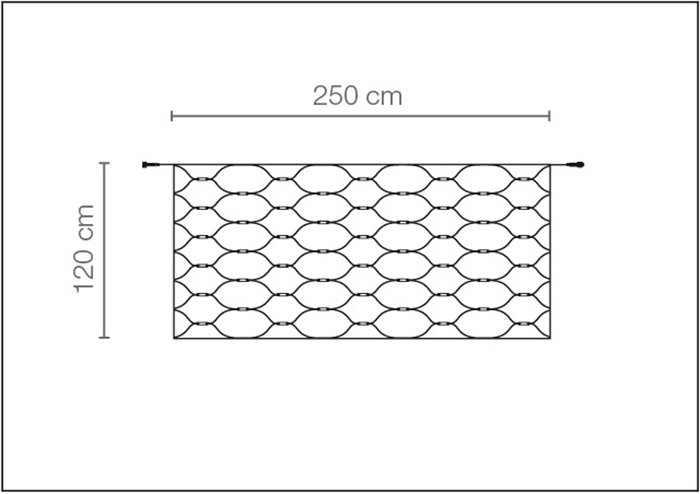 LED Profi filet lumineux système IP20, 250 cm sans câble, transparent - 3
