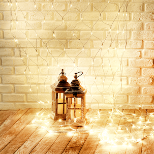 Filet lumineux professionnel à LED système IP20, 200 LED, 250 x 120 cm, sans cable