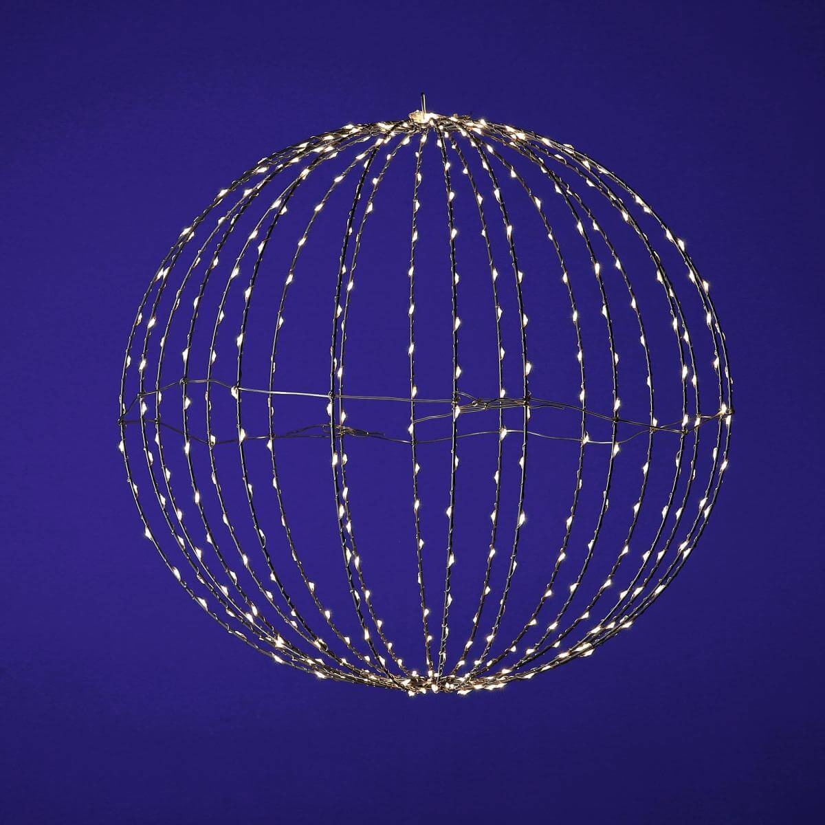 Boule lumineuse à LED pour l'ext., LED chaude - blanc, Ø 50 cm - 8