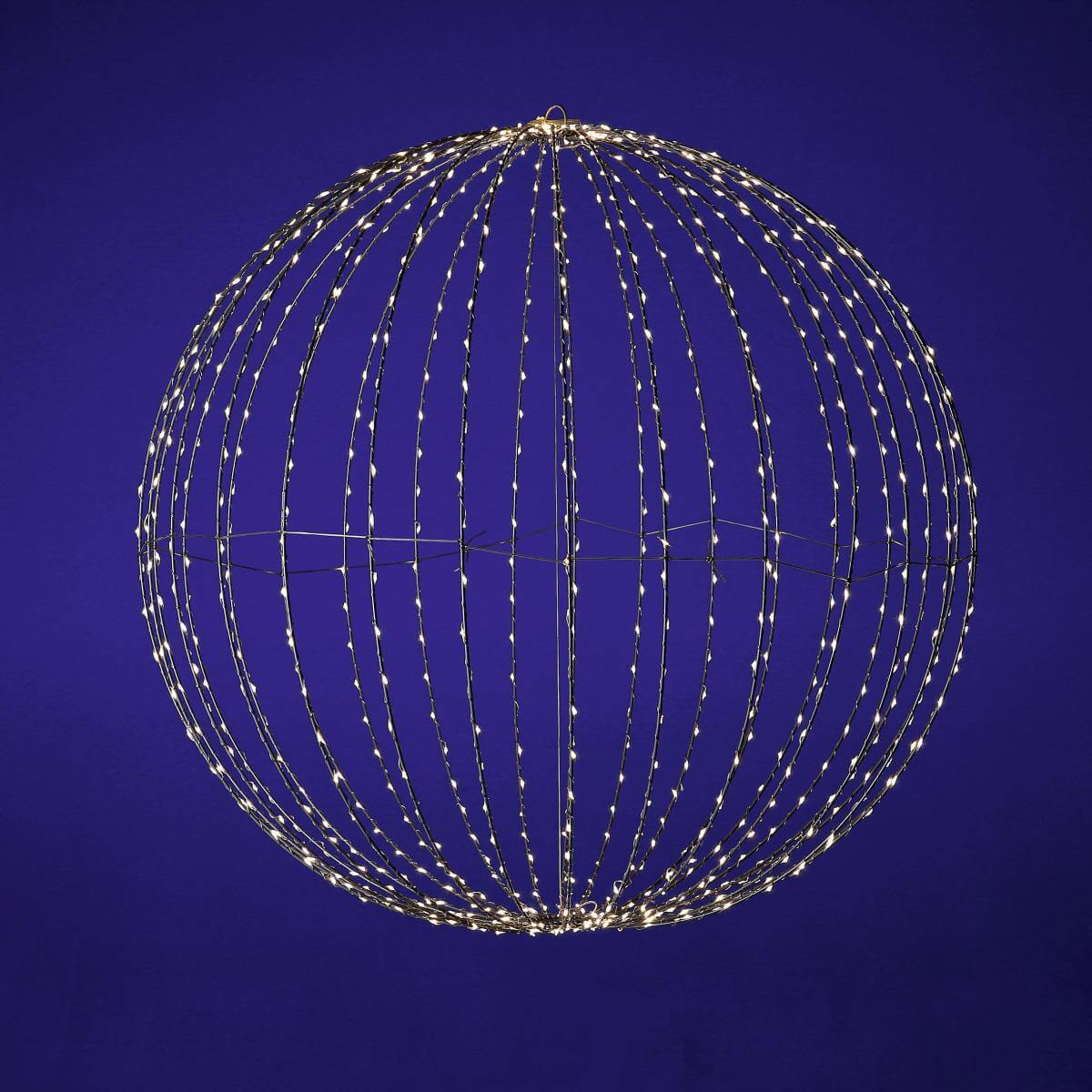 Boule lumineuse à LED pour l'ext., LED chaude - blanc, Ø 80 cm - 7