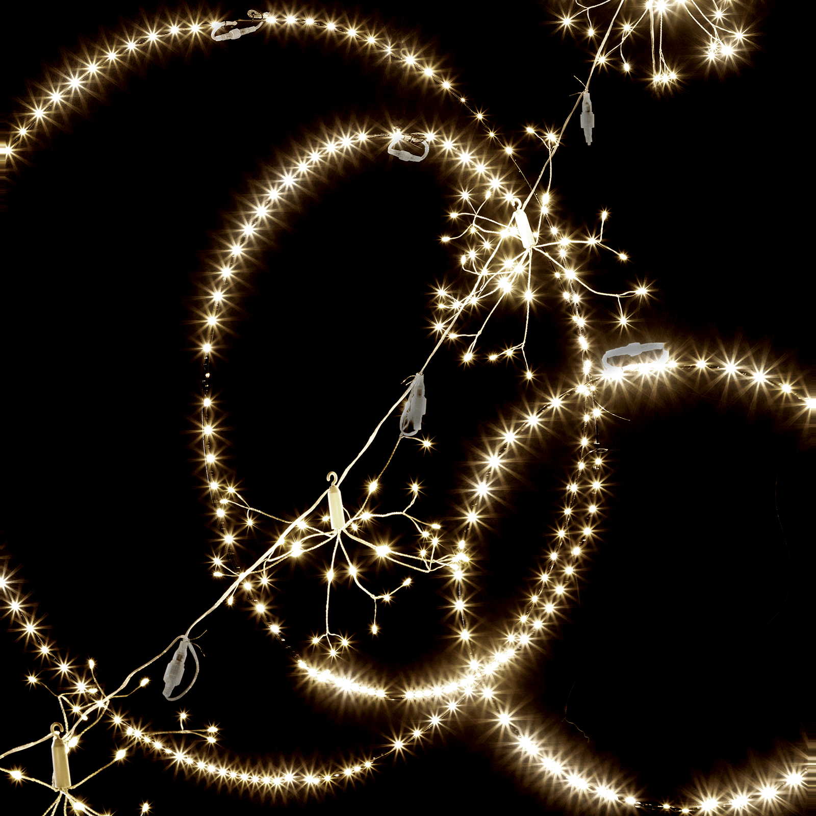 LED light ring for outdoor use, LED warm, Ø 50 cm - 4