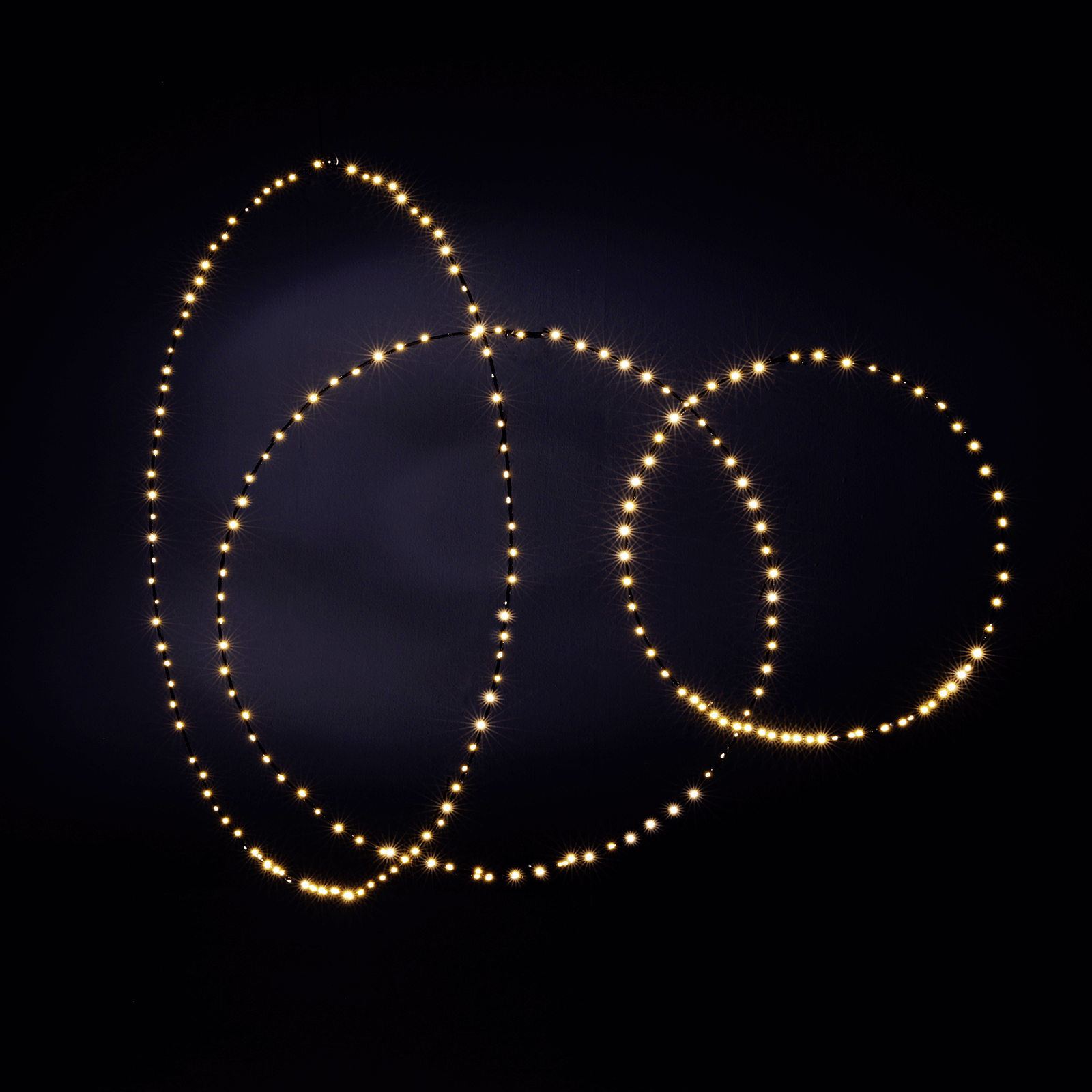 LED light ring for outdoor use, LED warm, Ø 50 cm - 3
