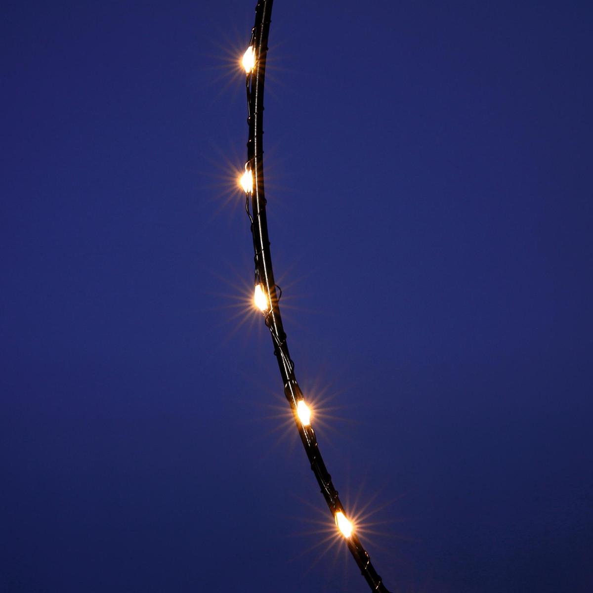 LED light ring for outdoor use, LED warm, Ø 50 cm - 1