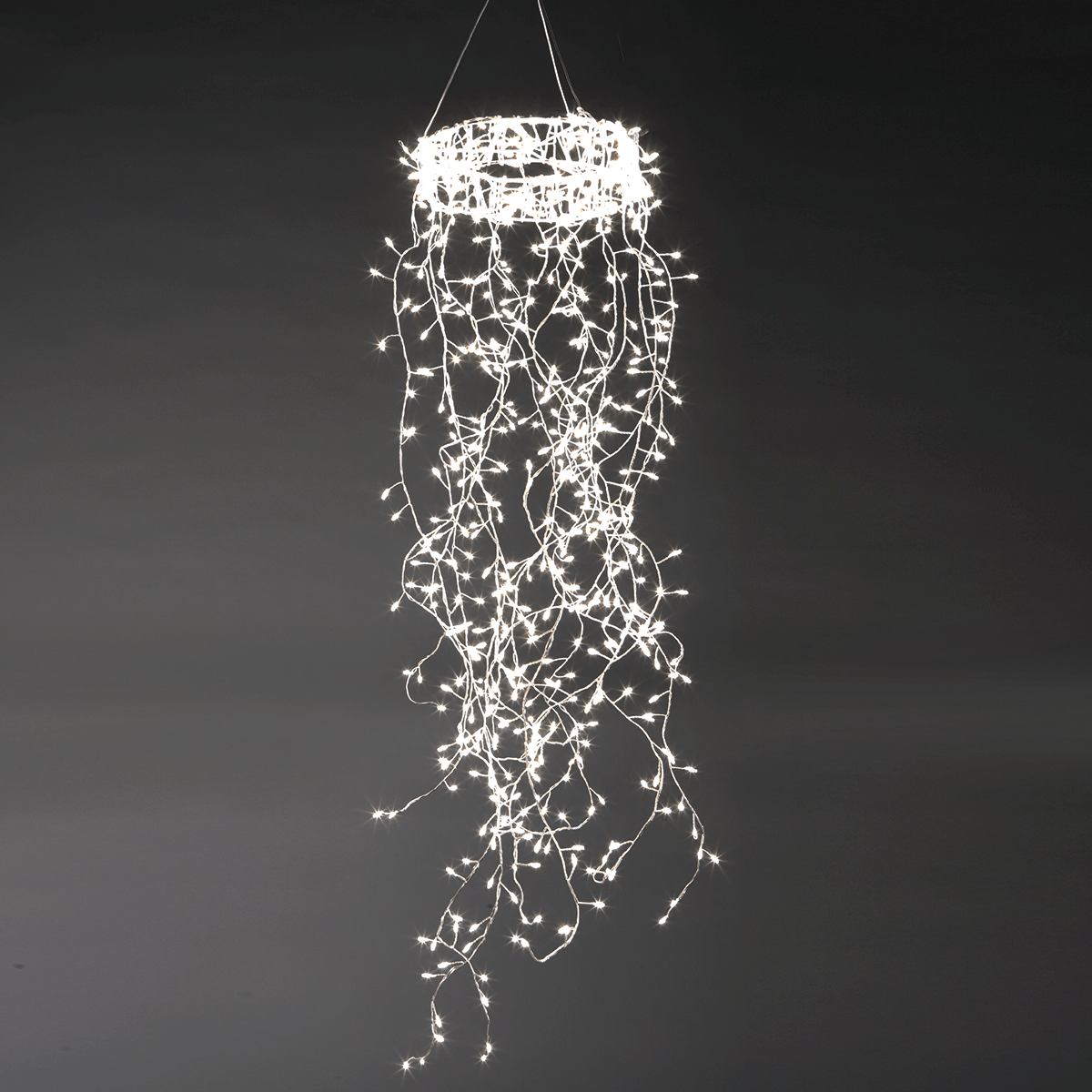 LED wire light ring "Fireworks", length 60 cm, Ø 20 cm - 3