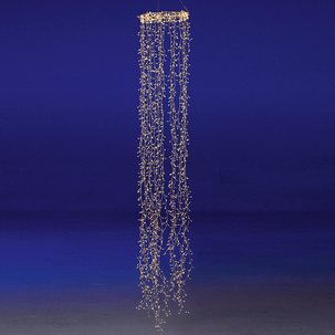 LED wire light ring "Fireworks", length 60 cm, Ø 20 cm