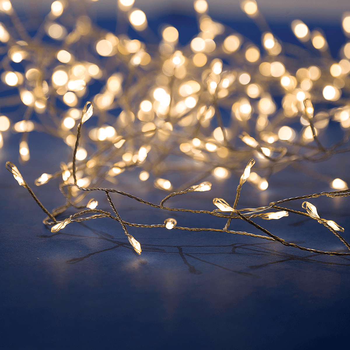 Chaîne lumineuse à fil à LED feu d’artifice pour l’ext., 100 LED, 6 m - 0
