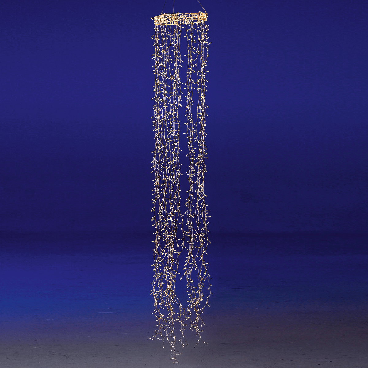 LED wire light ring "Fireworks", length 185 cm, Ø 30 cm - 0