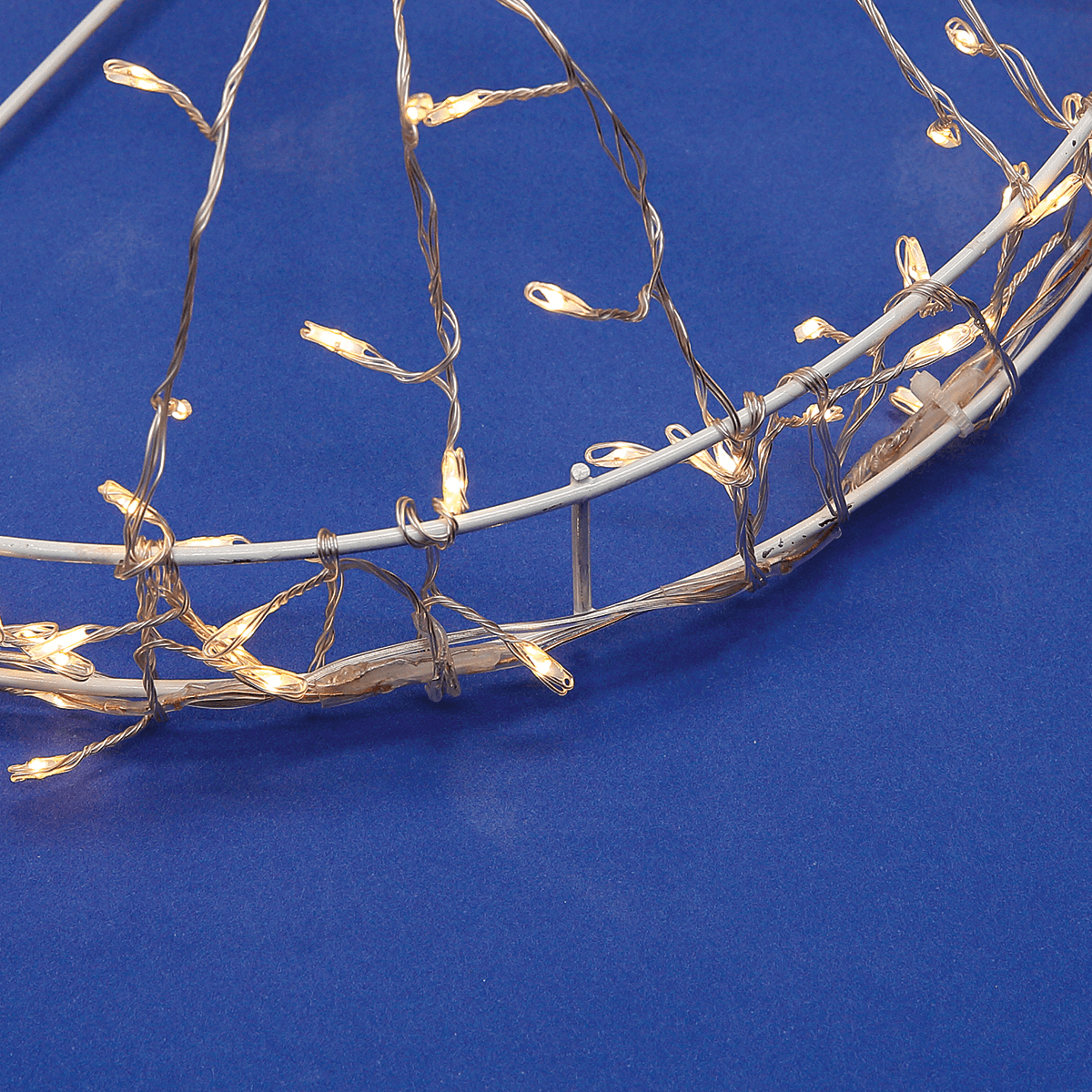 LED wire light ring "Fireworks", length 185 cm, Ø 30 cm - 4
