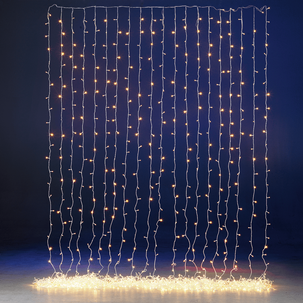 Rideau lumineux professionnel à LED système IP20, 1400 LED, 700 x 200 cm, sans cable
