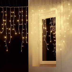 Icicle-Light professionnel à LED système IP20, 228 LED, 300 x 100 cm, sans cable