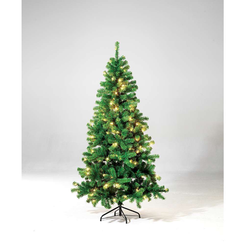 Narrow Artificial Christmas Tree with LED 180 cm  - 3
