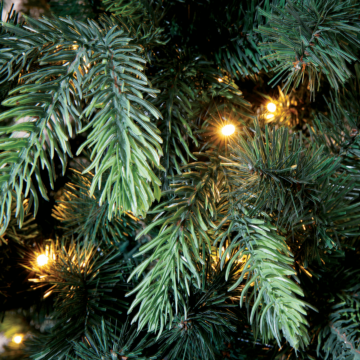 Arbre de Noël artificiel Sapin noble avec LED 210 cm - 1