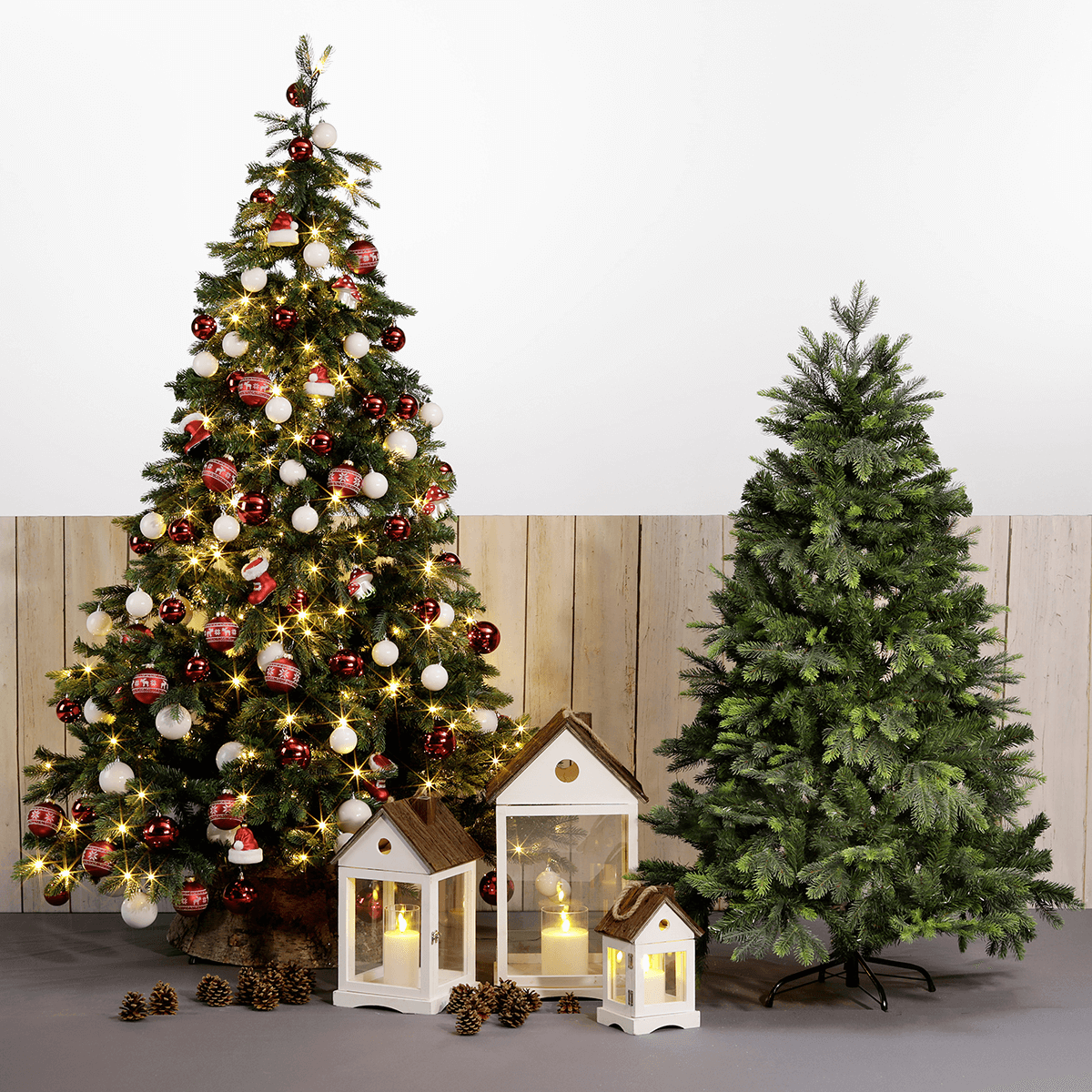 Arbre de Noël artificiel Sapin noble avec LED 210 cm - 5