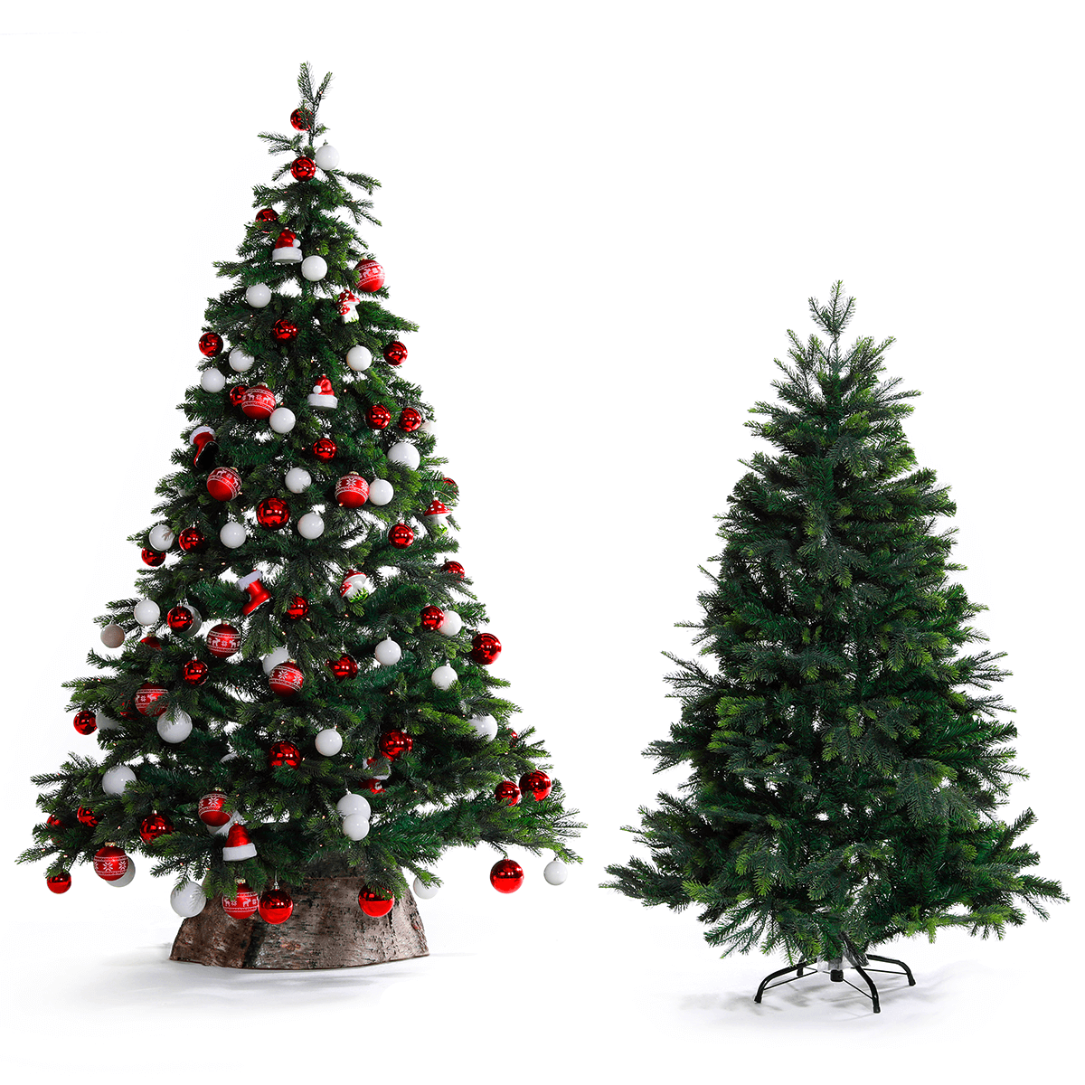 Arbre de Noël artificiel Sapin noble avec LED 210 cm - 7
