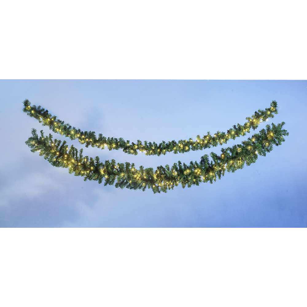 Guirnalda de abeto Basic, LED, 270 cm, Ø 17 cm - 1