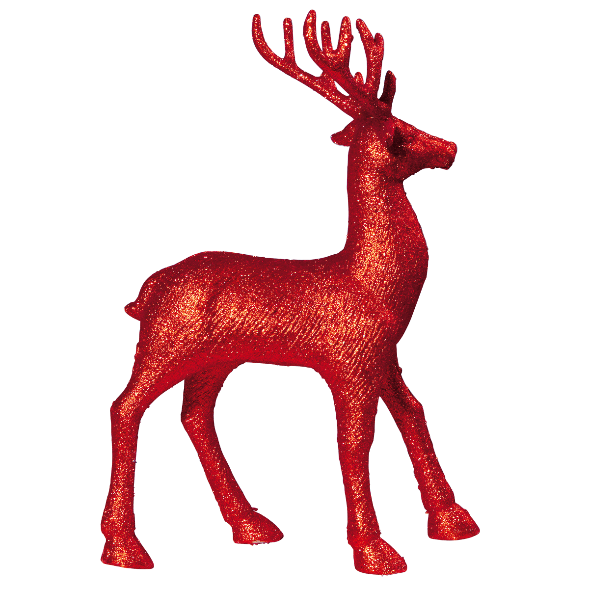 Cerf déco rouge, haut. 31 cm - 3
