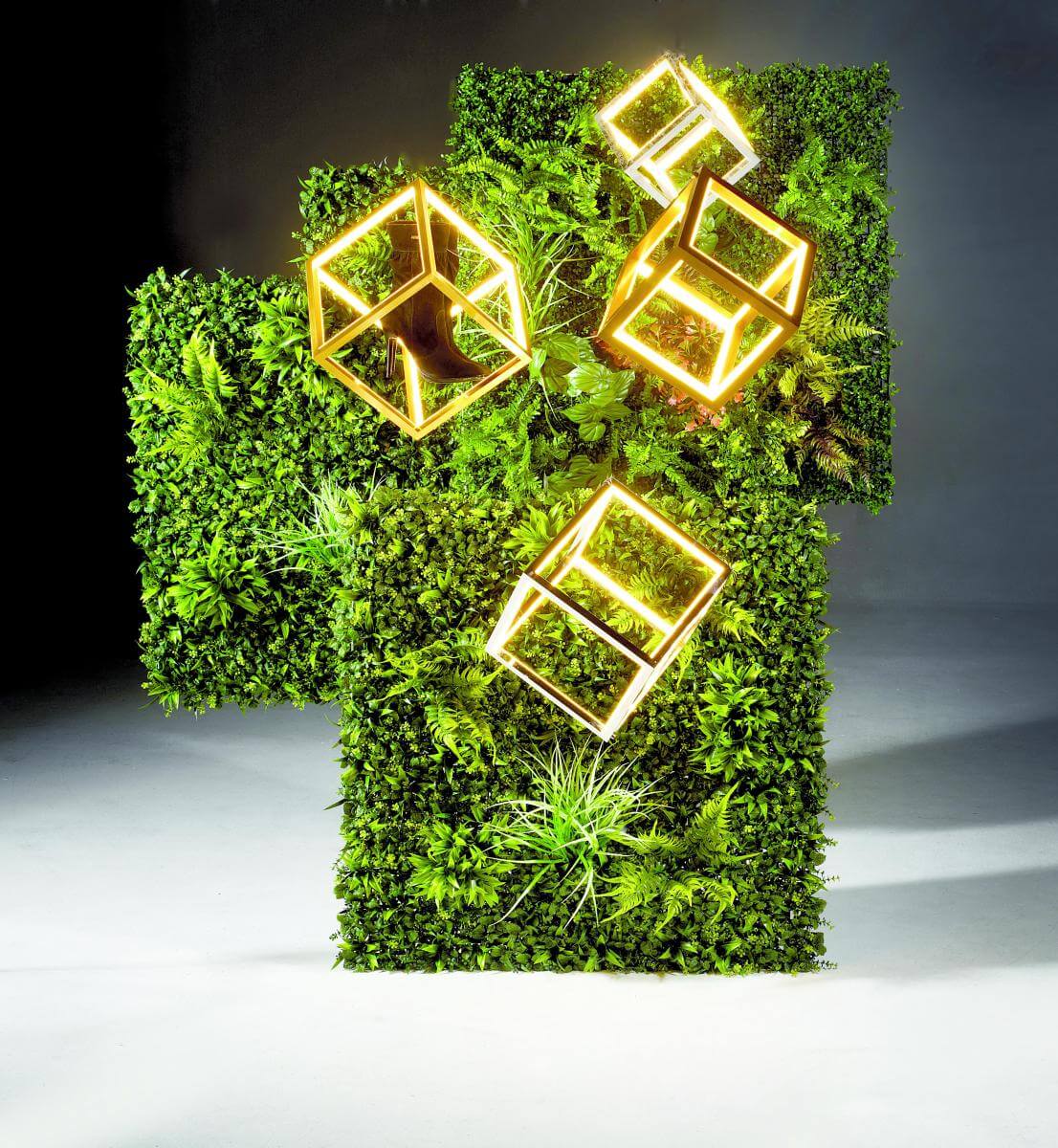 Panel Pared Artificial Helecho Mixto, 1 x 1 m - 1