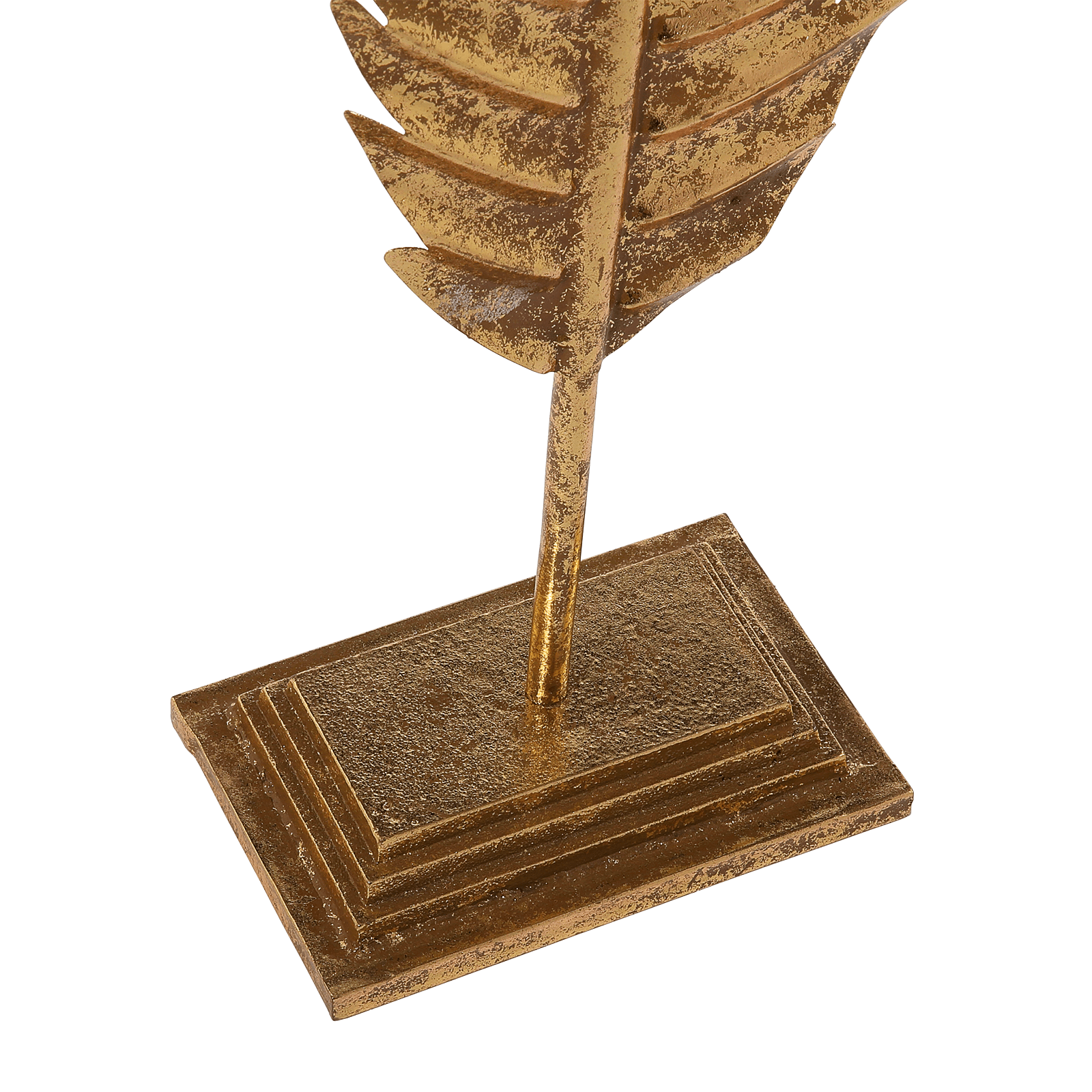 Expositor decorativo de plumas oro 134 cm - 2