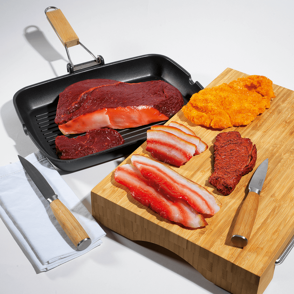 Viande de bœuf crue factice 26 cm - 6
