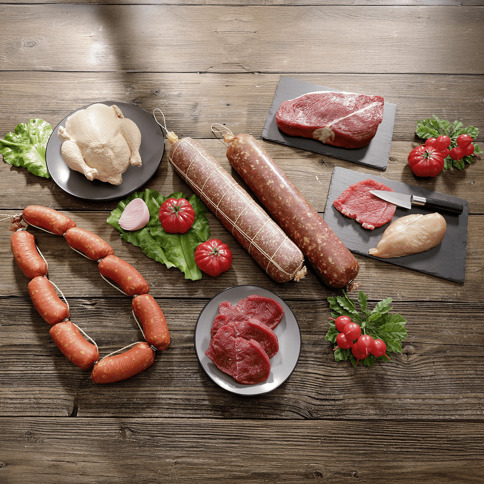 Filet de bœuf cru, faux aliments - 3