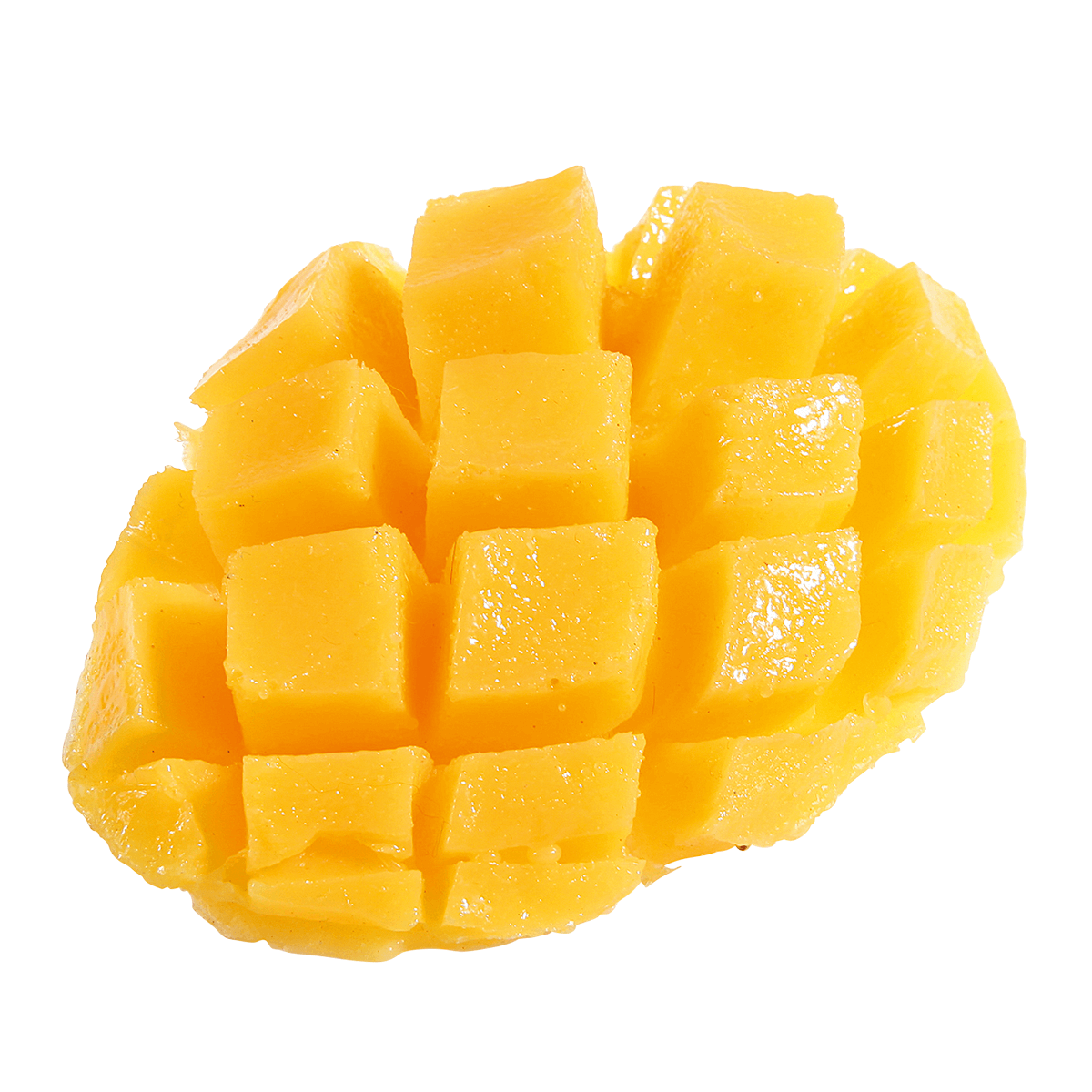 Mango aufgeschnitten Lebensmittel-Attrappe, 2 Stück - 1