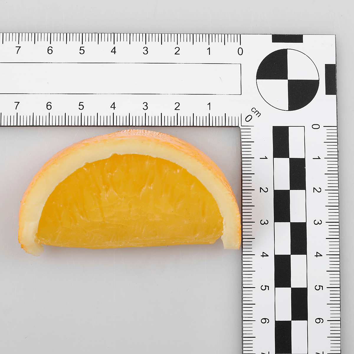 Quartier orange aliment factice, 4 pces - 1