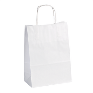 Papiertragetasche, weiß, 22 x 36 + 10 cm 200 Stück