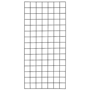 Rejilla para techo decorativa negra, 150 x 70 cm
