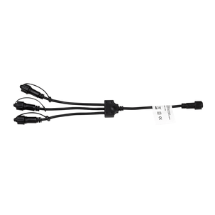 Câble de distribution triple pour système professionnel LED, noir