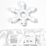 Anneau de distribution 5x pour LED Profi System blanc