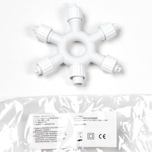 Distributor ring 5-fold for LED Profi System white