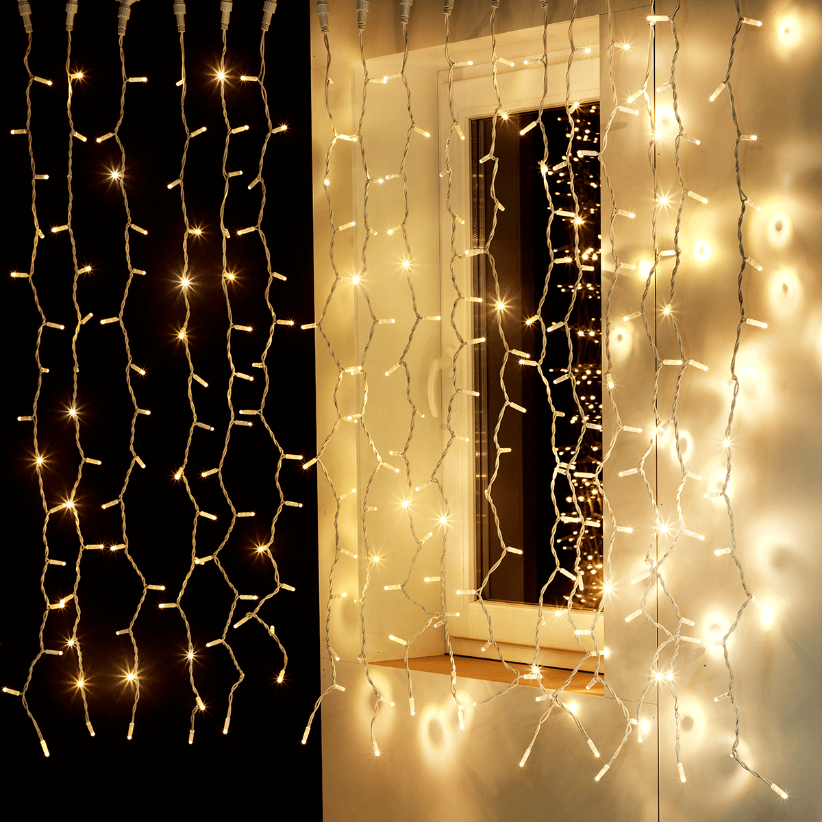 LED blinking professional light curtain system IP67 200 x 150 cm - 0