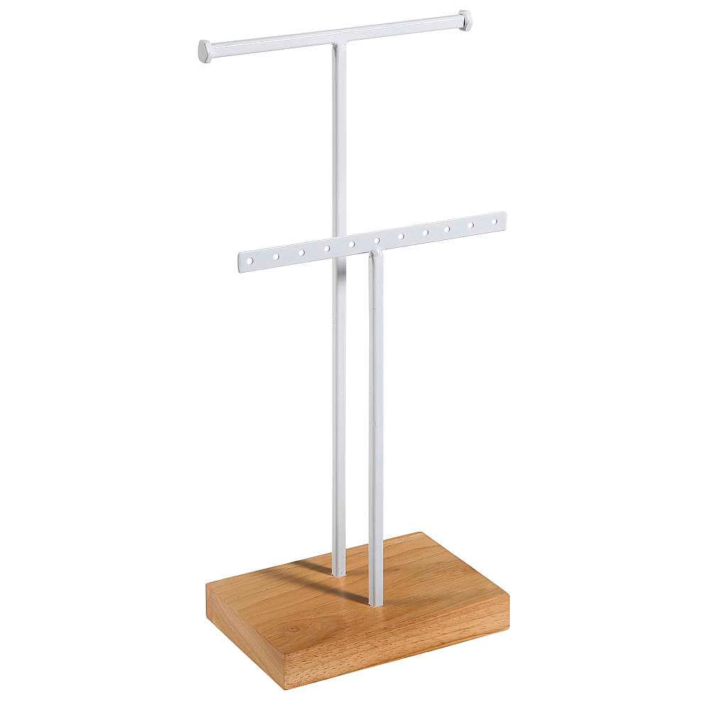 Schmuckständer, T-Ständer 2tlg., 32 cm hoch - 0 Schmuckständer, T-Ständer 2tlg., 32 cm hoch - 0