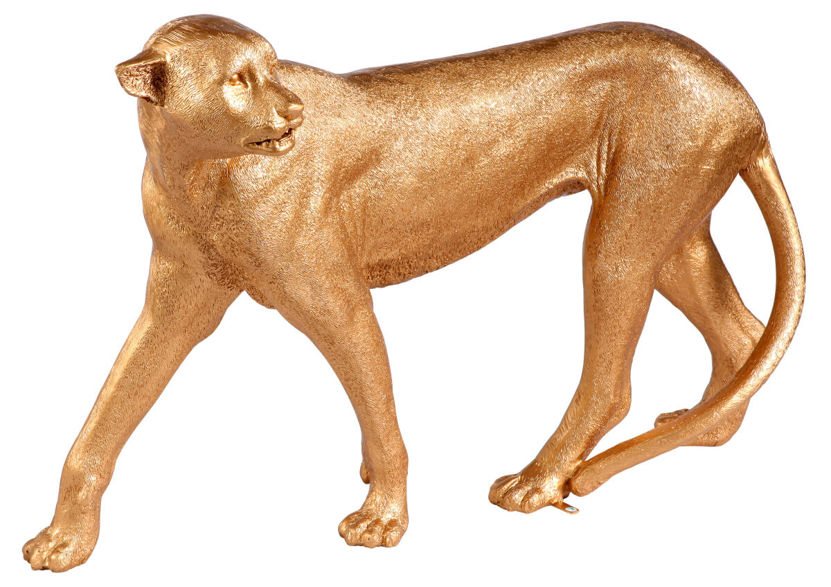 Guépard doré 110 cm de long sans taches - 1