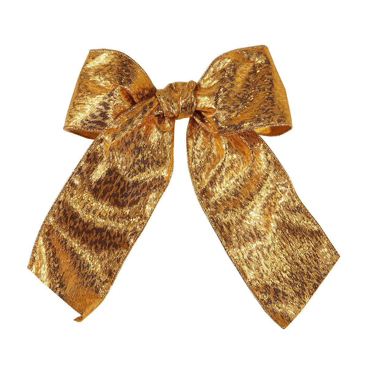 Deko Schleife gold 20 cm breit, 10er Pack - 1