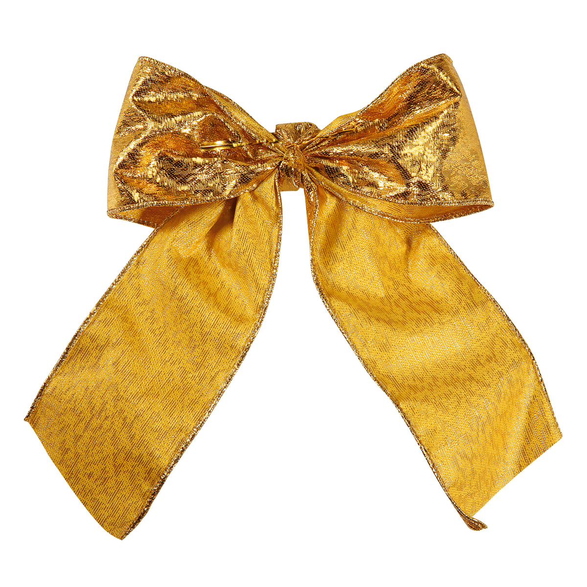 Deko Schleife gold 20 cm breit, 10er Pack - 2