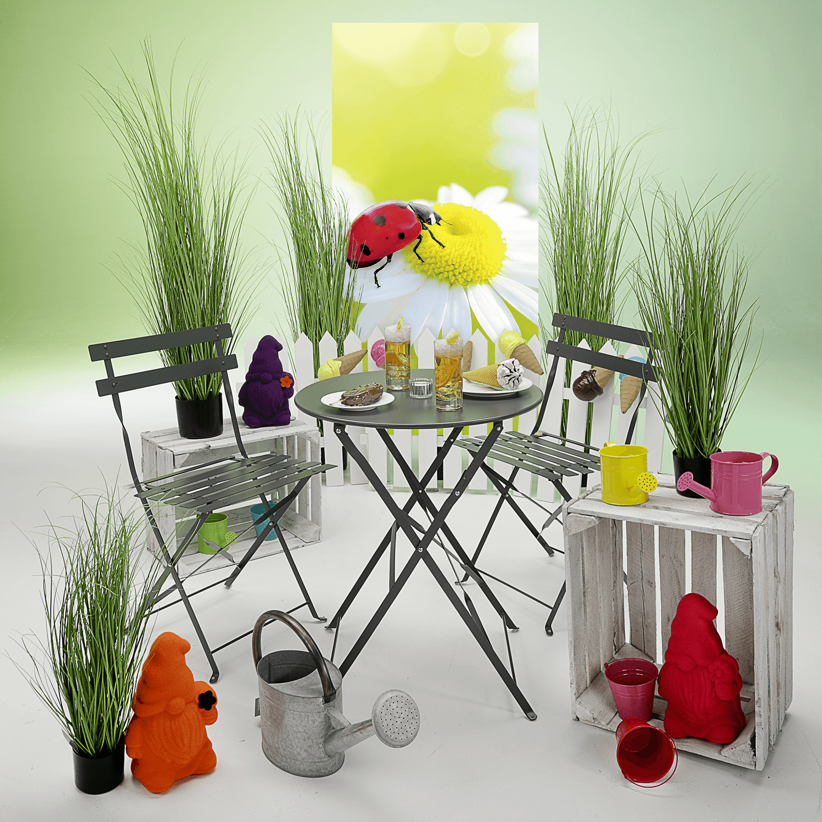 Artificial grass in pot height 70 cm - 8 Artificial grass in pot height 70 cm - 8