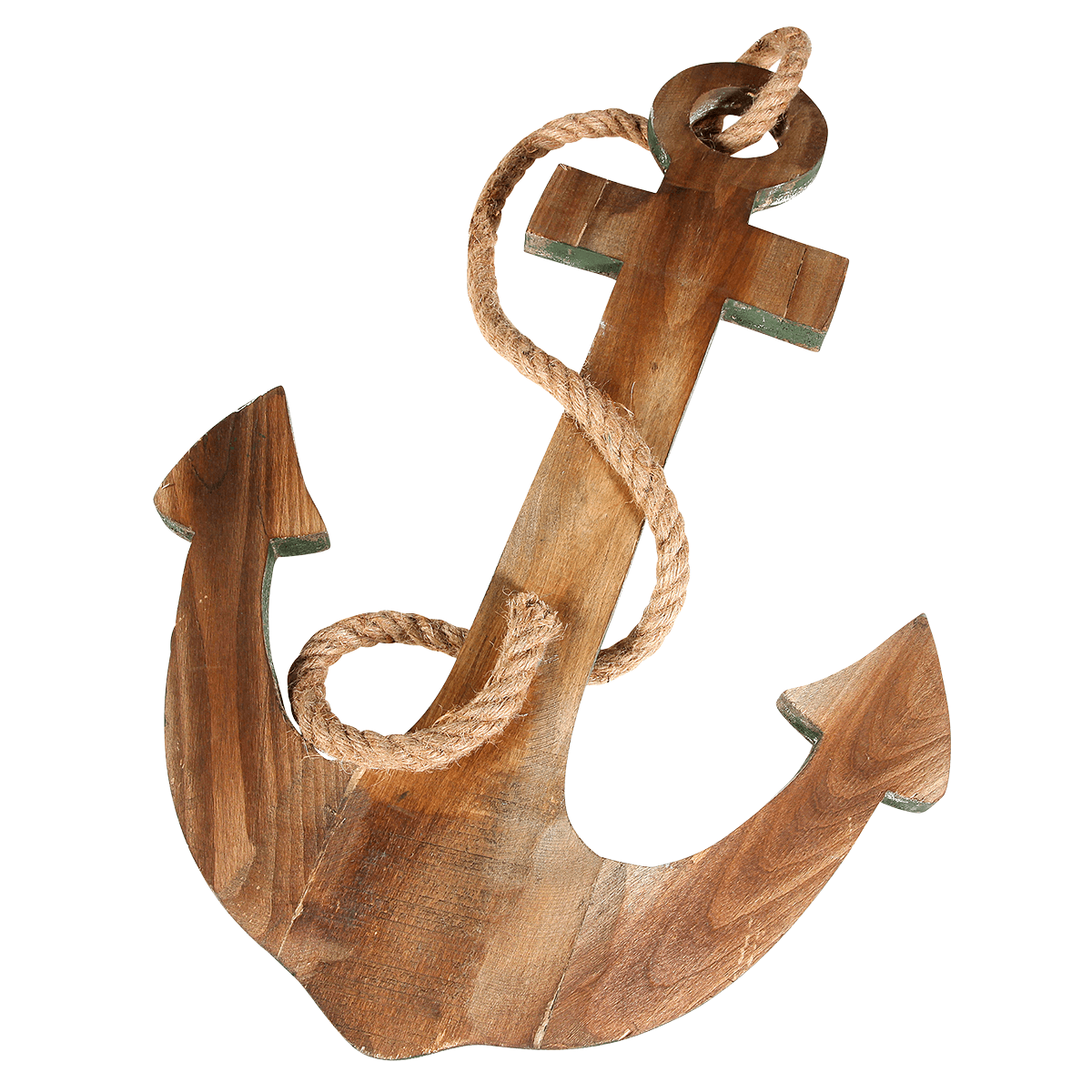 Maritime decorative anchor blue, length 60 cm - 4
