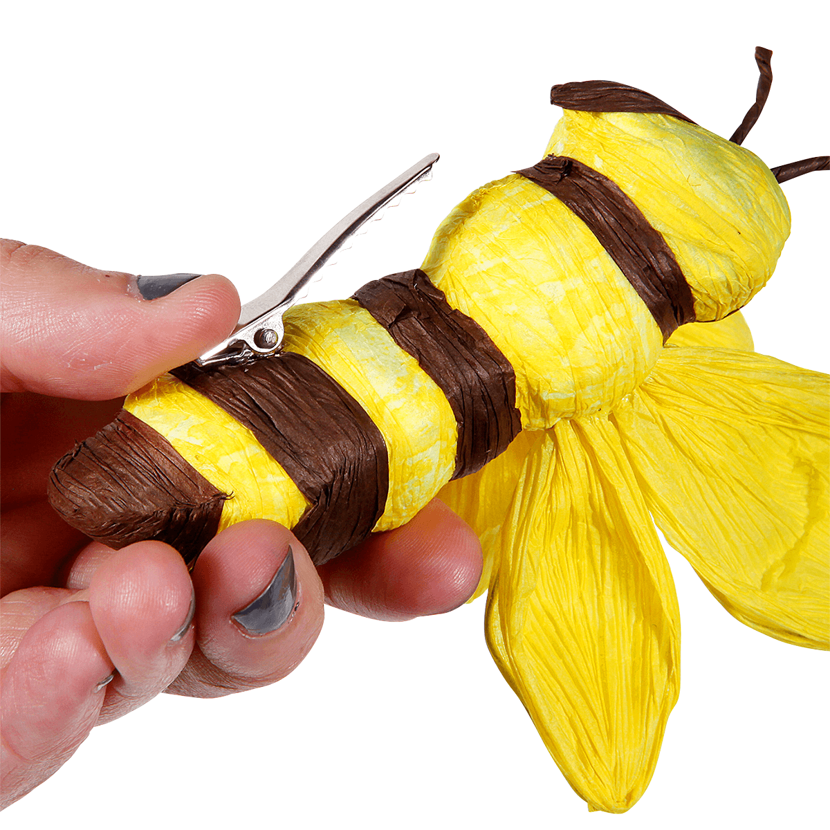 Decorative bees 10-14 cm, 5 pcs - 3