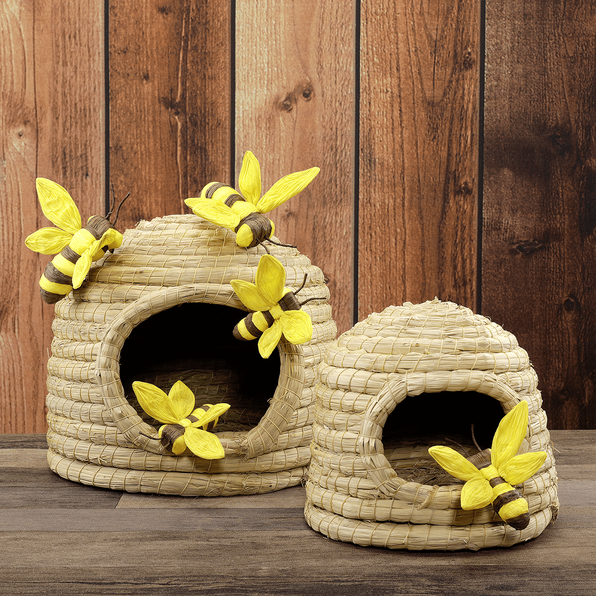 Decorative bees 10-14 cm, 5 pcs - 4
