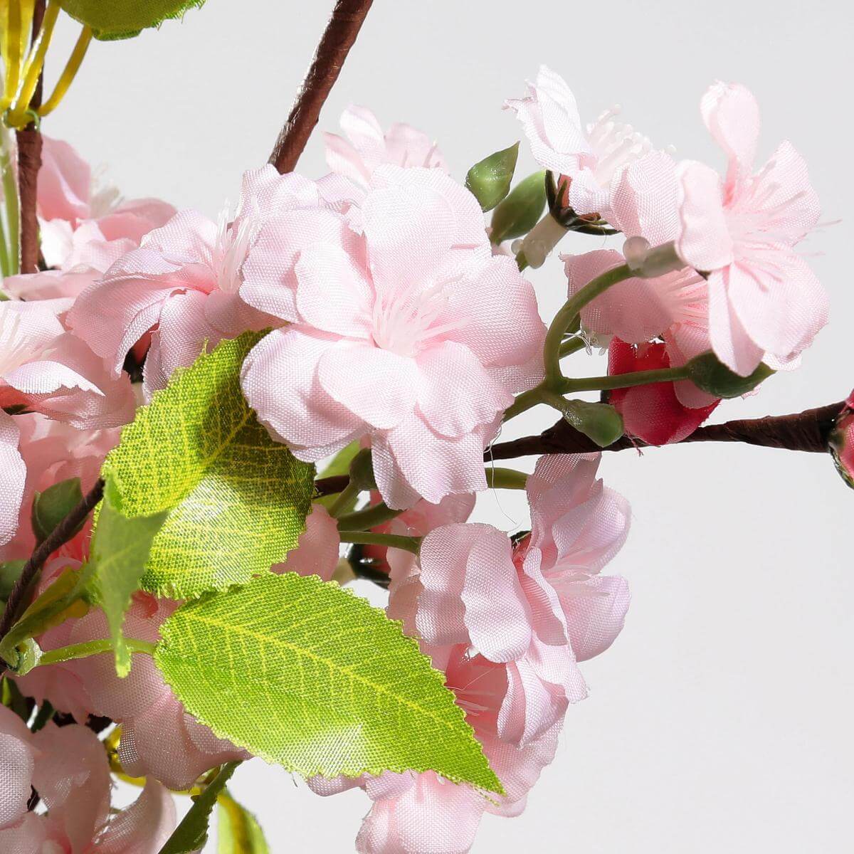 Artificial pink cherry blossom branch pink 65 cm - 1