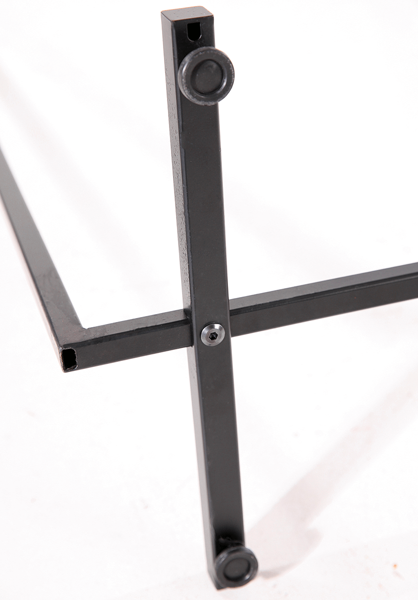 Portemanteau métallique NOVUS, noir, 145 cm - 7