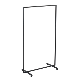 Portemanteau métallique NOVUS, noir, 145 cm