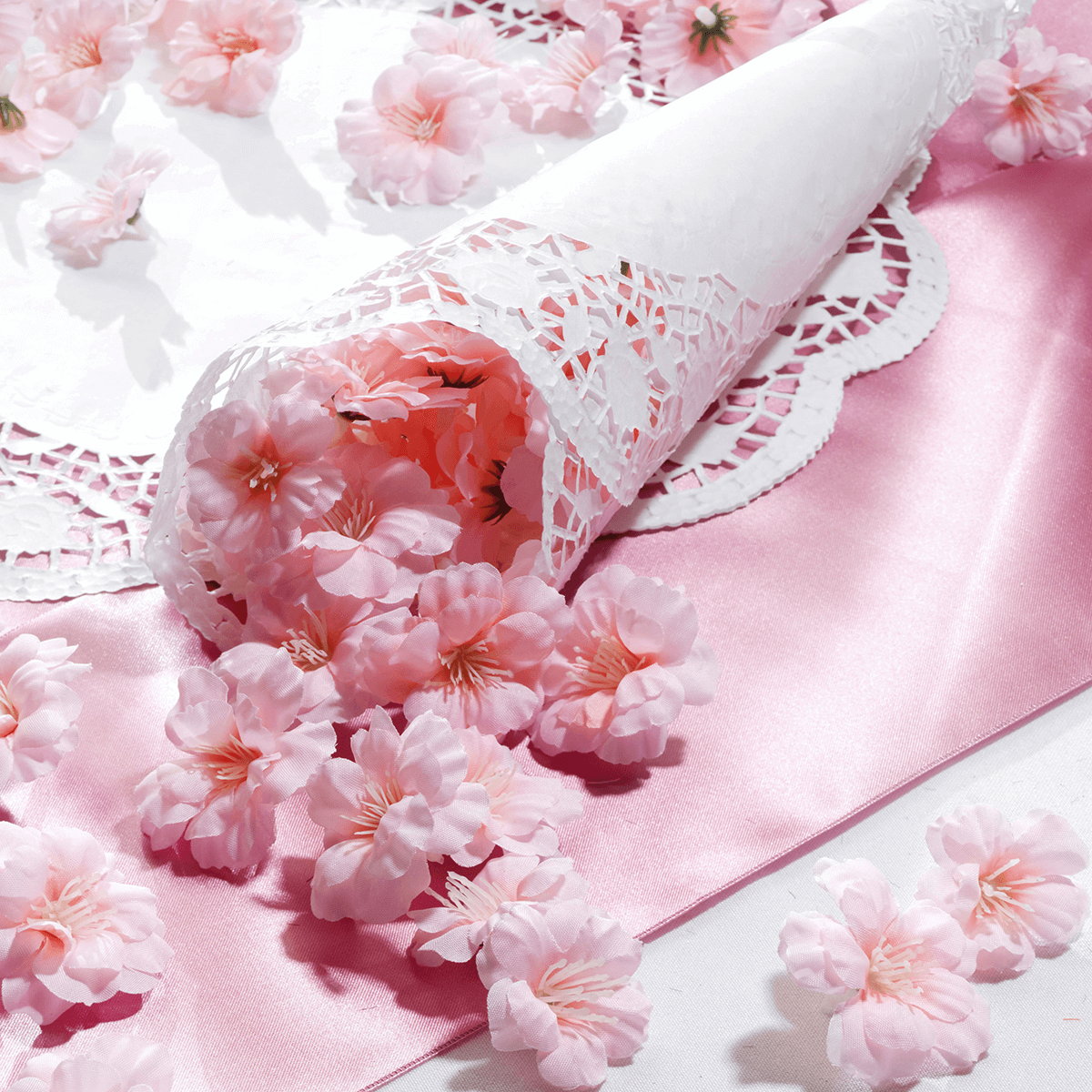 Decorative cherry blossoms for scattering, pink - 8