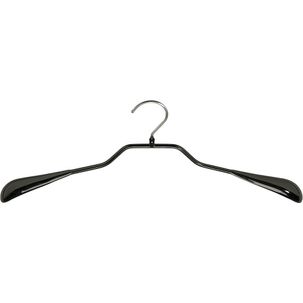 Cintre anti-glisse extra large 40 cm, noir, 1 carton a´ 50 pces
