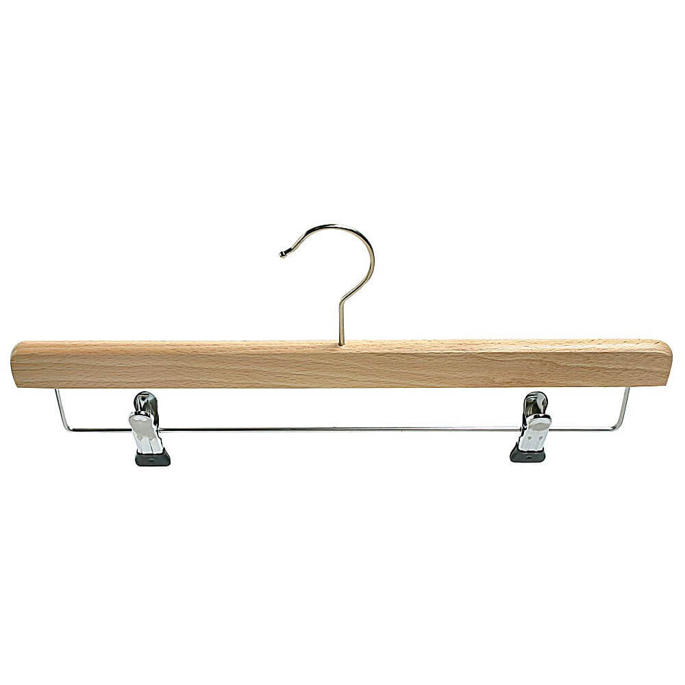 Clamp hanger made of wood 40 cm, 1 box of 25 pcs - 1 Clamp hanger made of wood 40 cm, 1 box of 25 pcs - 1